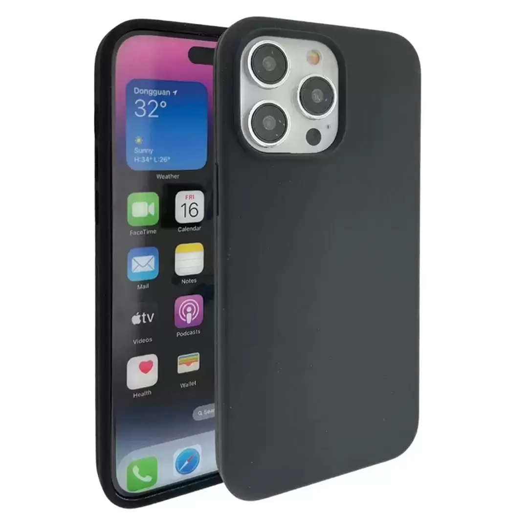 iPhone 13 Pro Soft Touch Case Black